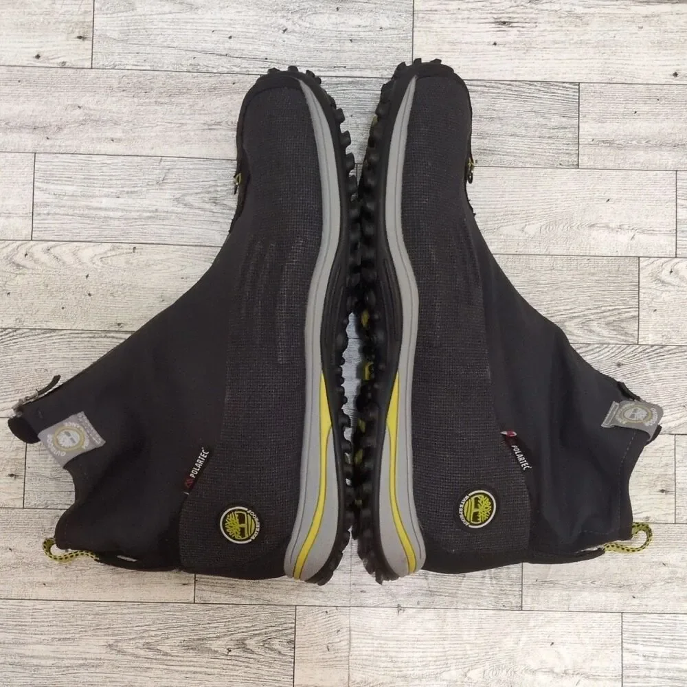 Timberland Men's Waterproof Snow Lizard Trail Shoes Black Zip & Lace Size 10